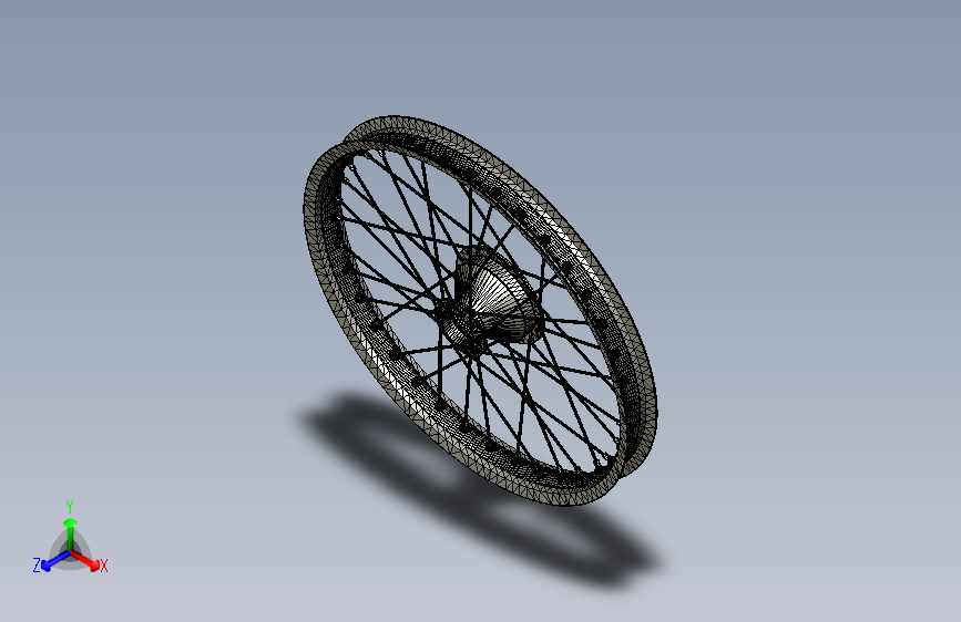 G069053-适用于+pre65+试驾摩托车的+spoke+轮=自行车轮毂轮子