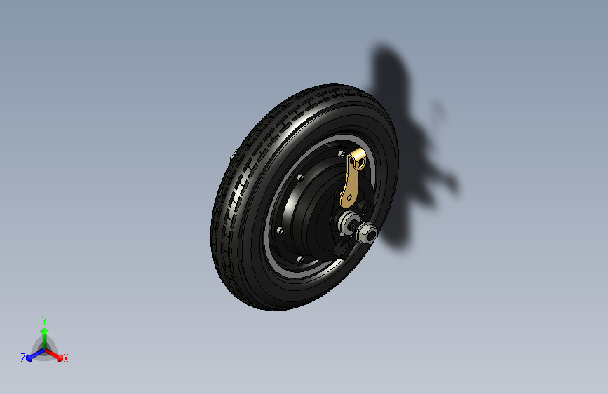 G069258-10英寸轮毂电机+(型号_+WJ24V30H190905370B)=自行车轮毂轮子