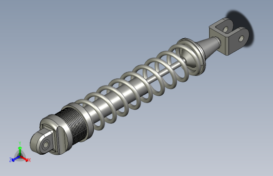 G069329-YSS+减震器=减震器板簧