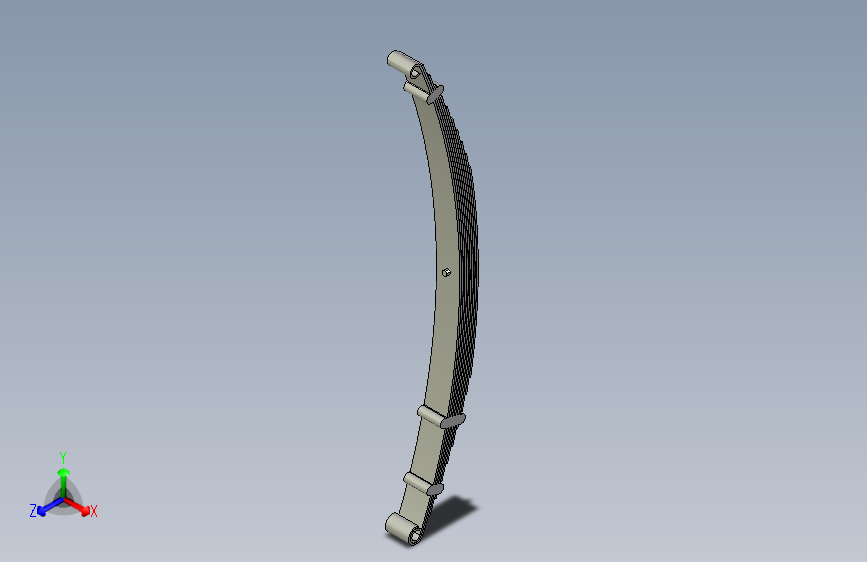 G069403-钢板弹簧+(21)=减震器板簧