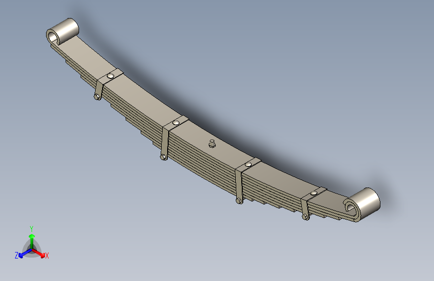 G069426-钢板弹簧+(45)=减震器板簧