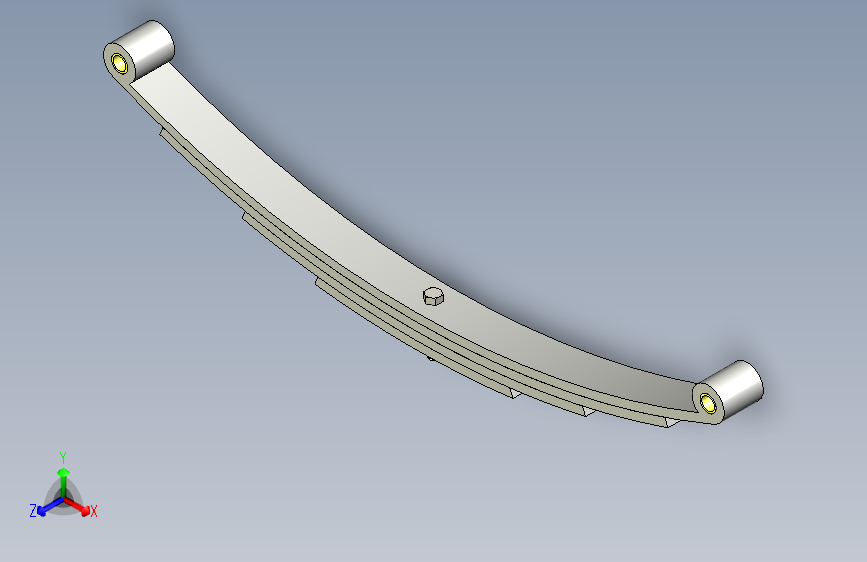 G069444-钢板弹簧+SW-4=减震器板簧