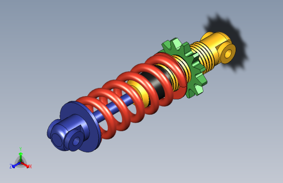 G069576-减震器+(96)=减震器板簧