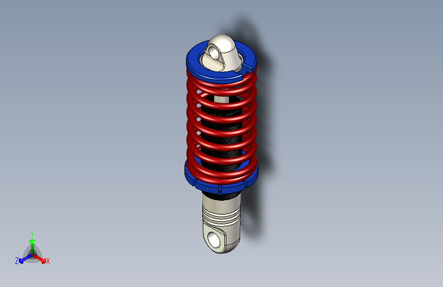 G069701-减震器+(222)=减震器板簧