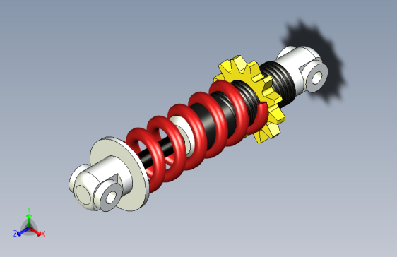 G069913-减震器+(Solidworks+2016)=减震器板簧