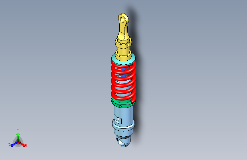 G069923-减震器+_+液压阻尼器=减震器板簧