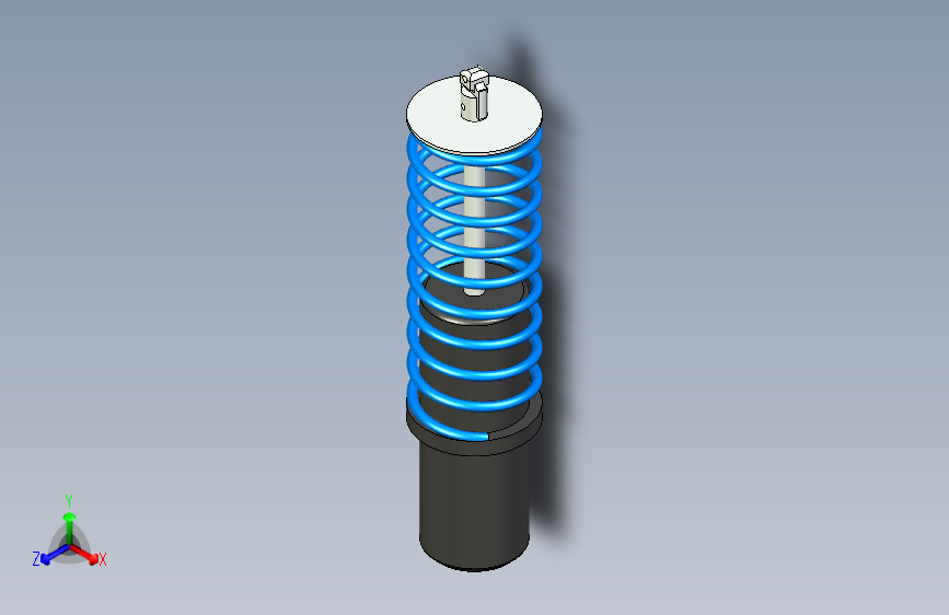 G070055-双管减震器=减震器板簧