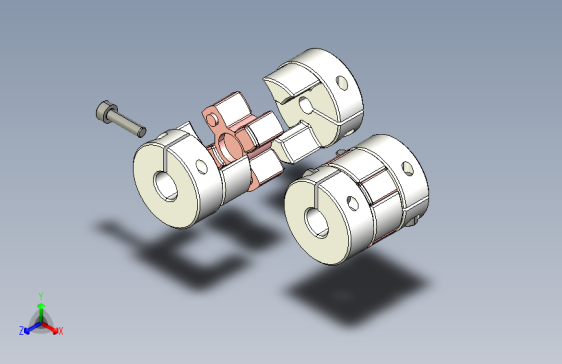 G070197-5x8+柔性轴联轴器=联轴器