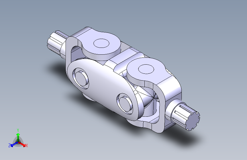 G070253-Catia+v5+拖拉机万向节=联轴器
