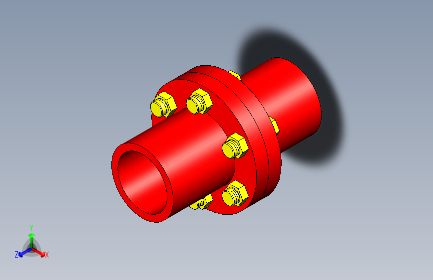G070389-Solidworks+法兰联轴器=联轴器