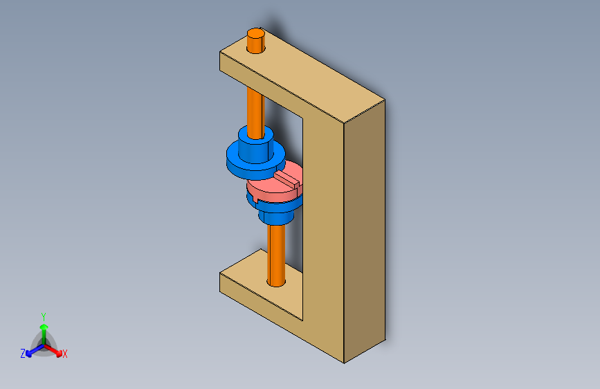 G070447-奥尔德姆联轴器+-+CATIA+运动学=联轴器