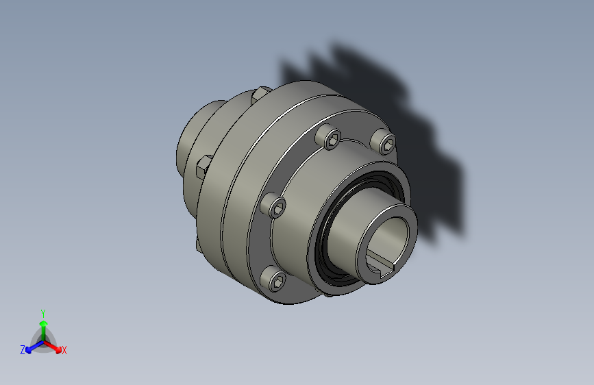 G070658-齿轮联轴器用于轴+d=40mm=联轴器