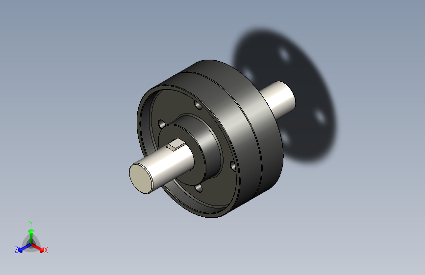 G070815-法兰联轴器+-+投影型=联轴器
