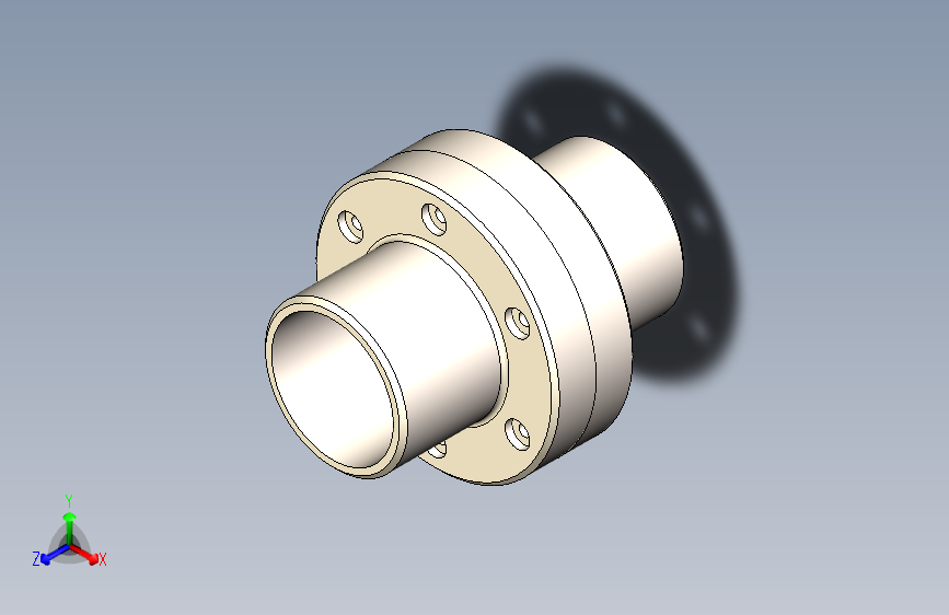 G070875-法兰联轴器+(63)=联轴器