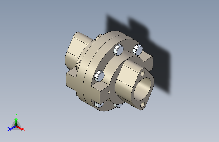 G070877-法兰联轴器+(65)=联轴器