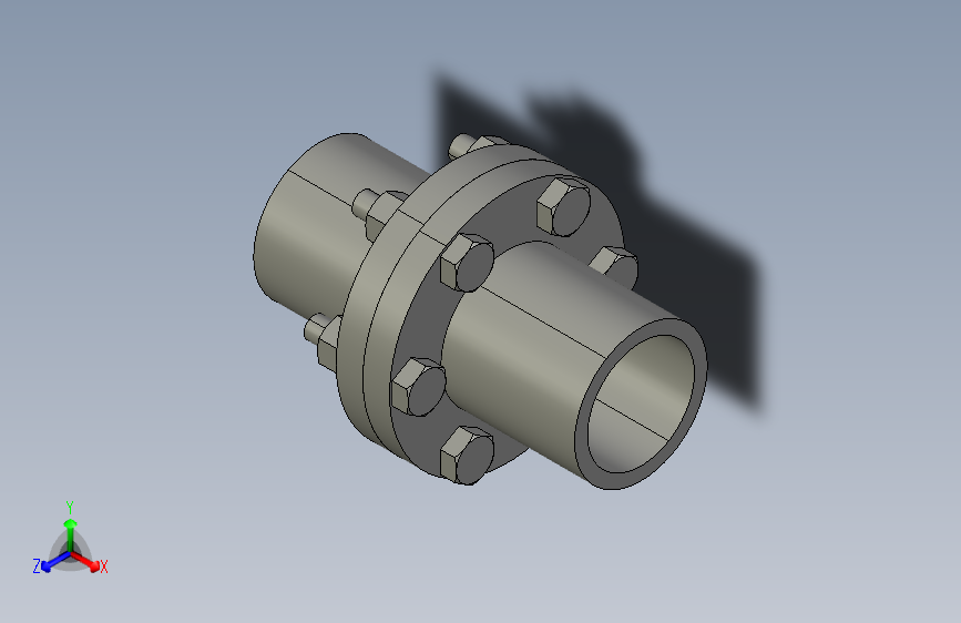 G070981-法兰联轴器+(CATIA+V5)=联轴器