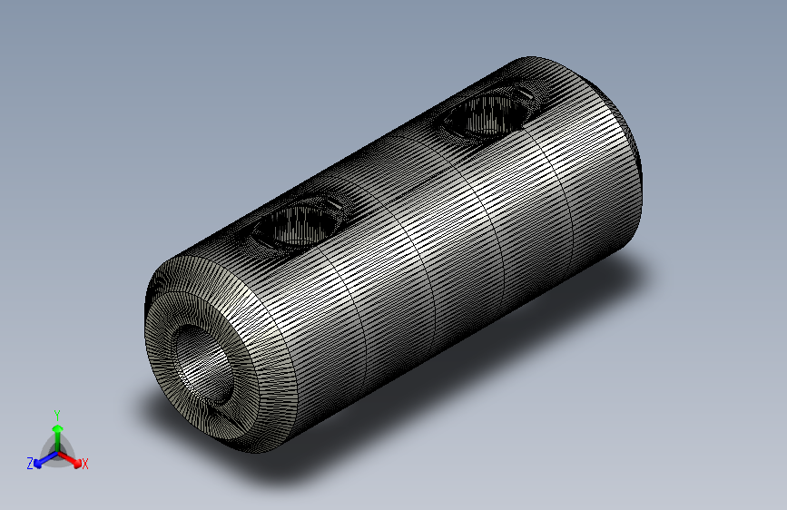 G071456-内联联轴器+3mm+到+4mm+-+MFA+Como+钻孔=联轴器