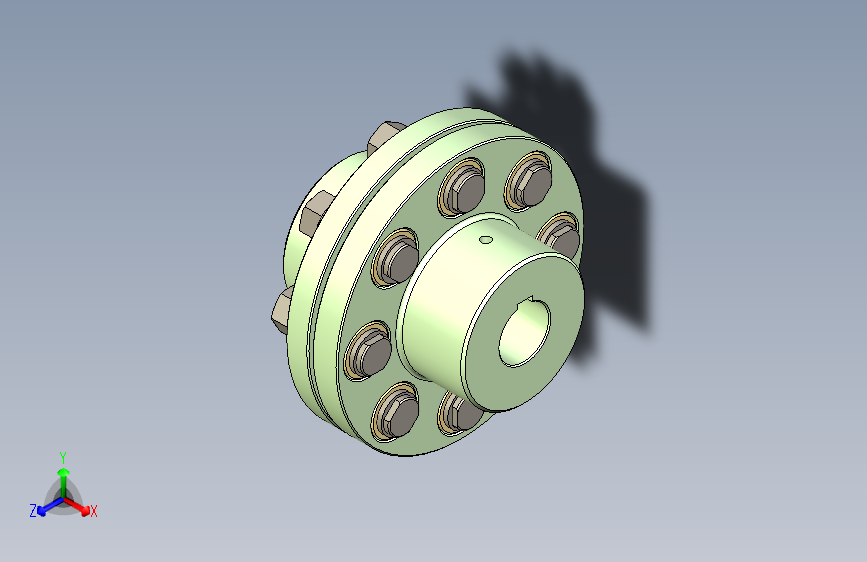 G071662-柔性法兰轴联轴器=联轴器
