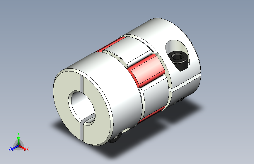 G071668-柔性夹式联轴器+5x5+5x8=联轴器