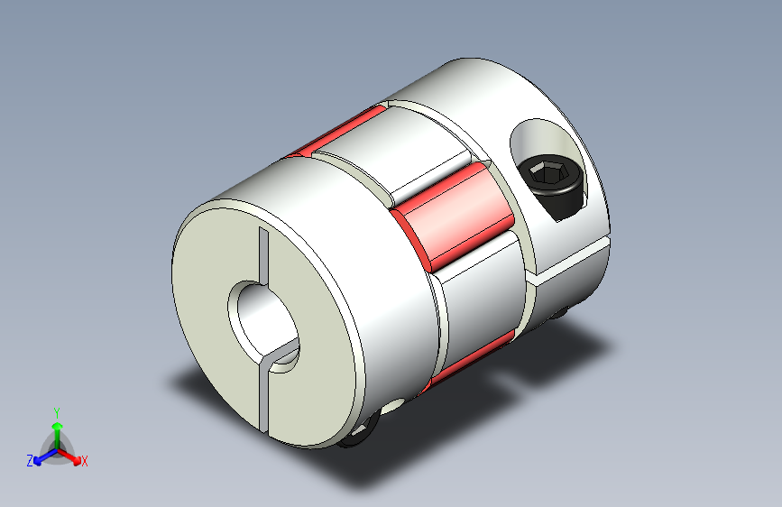 G071737-柔性钳口联轴器+5x6.35=联轴器