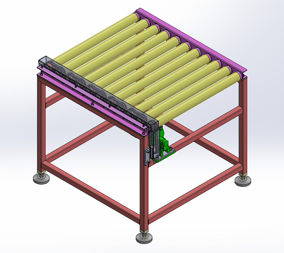 动力滚筒输送线