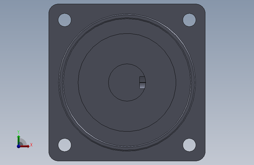 ECMA-C20807RS0.75kw电机 正面视图