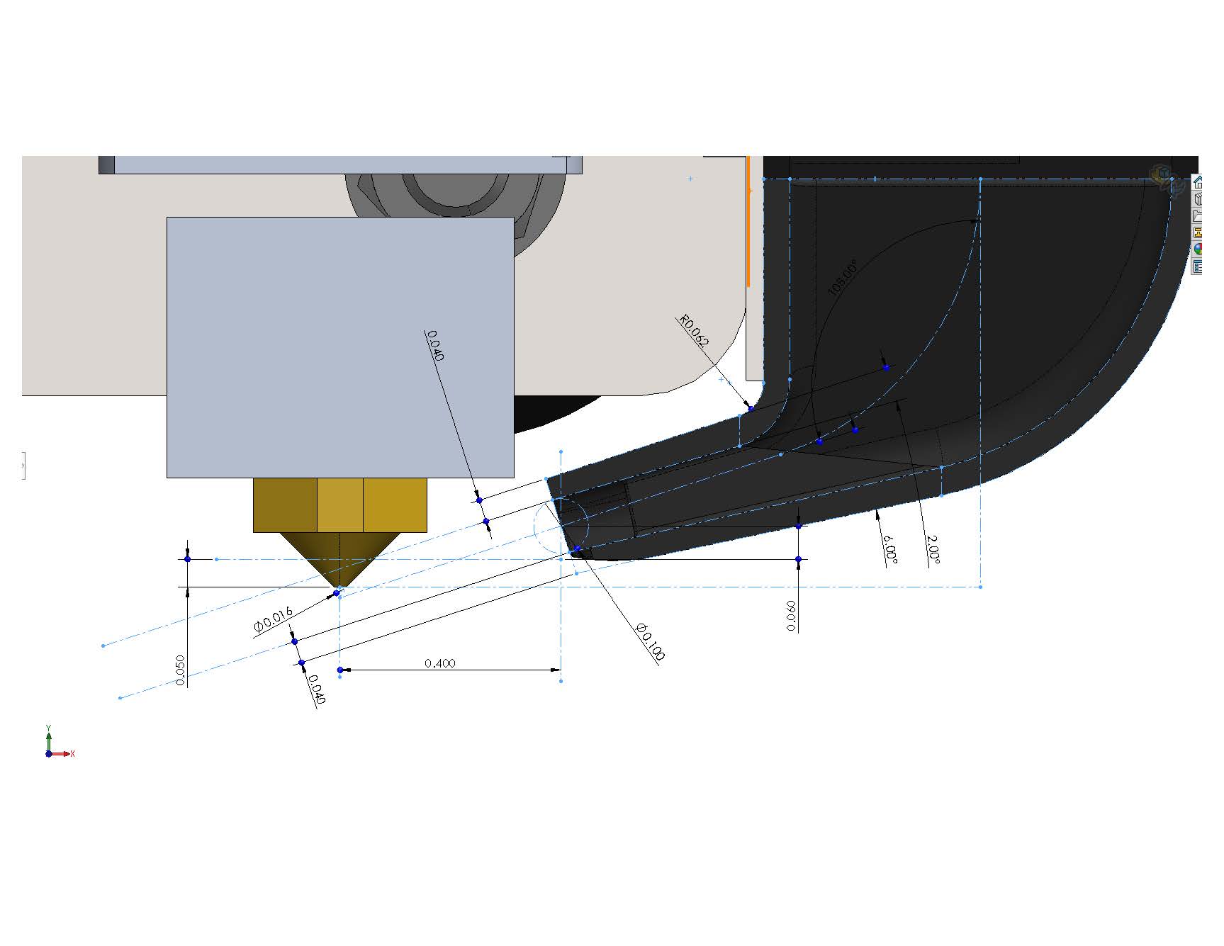 G101859-索沃尔 SV01 喷嘴冷却管-V3=电风扇