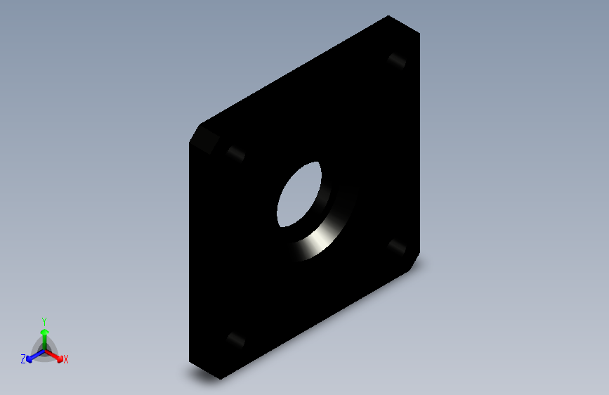 SMC气缸法兰CG-F040SUS_FLANGE
