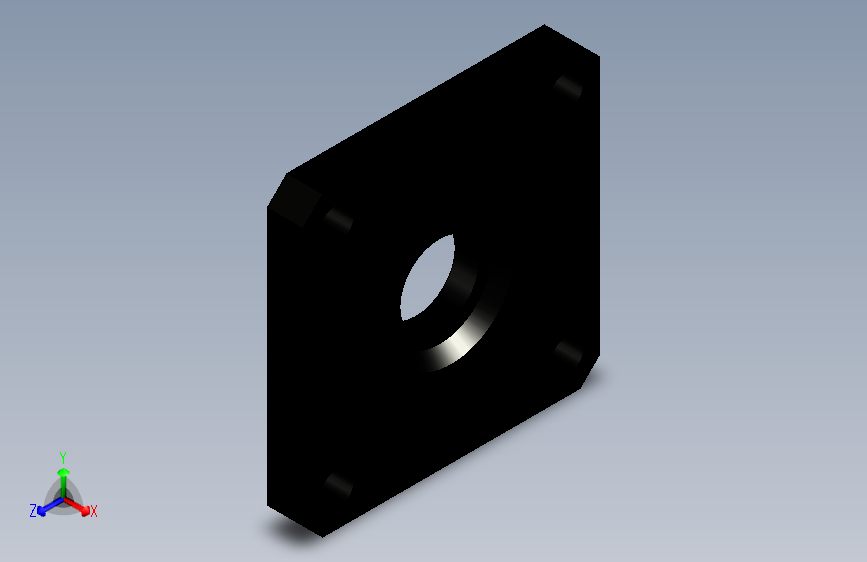 SMC气缸法兰CG-F050SUS_FLANGE