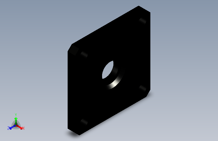 SMC气缸法兰CG-F063SUS_FLANGE