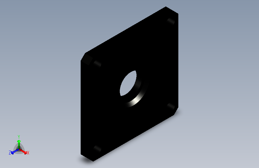 SMC气缸法兰CG-F080SUS_FLANGE
