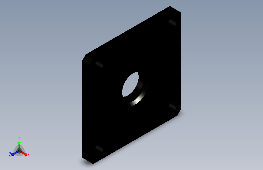SMC气缸法兰CG-F100SUS_FLANGE