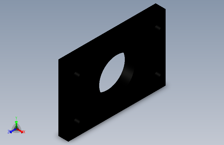 SMC气缸法兰HY-F063SUS_FLANGE