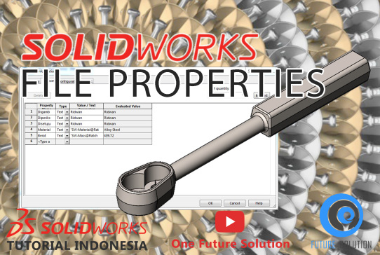 G102548-SolidWorks 教程 印度尼西亚 #052（英文字幕）- SolidWorks 文件属性=棘轮
