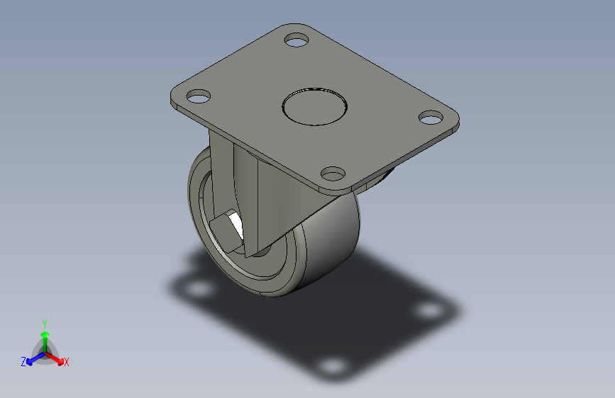CasterWheel75mm-Swivel