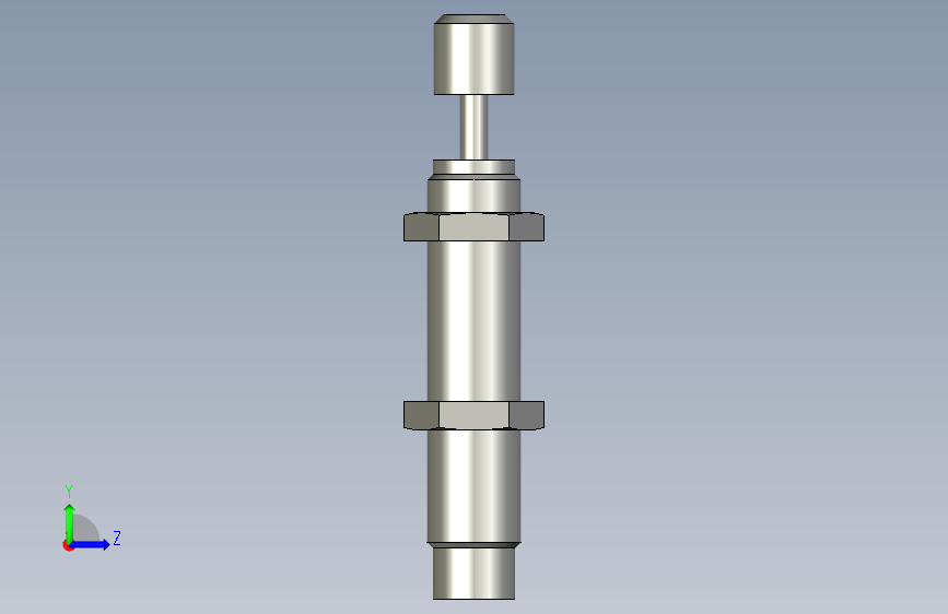 MISUMI_缓冲器(C-MACAT1007C) 左侧视图