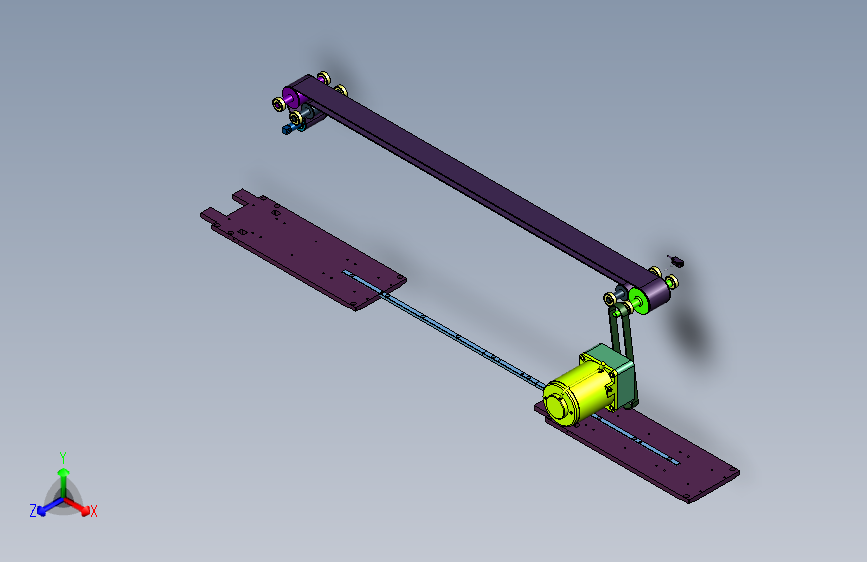 M02103-03-0A02载具回流皮带机构