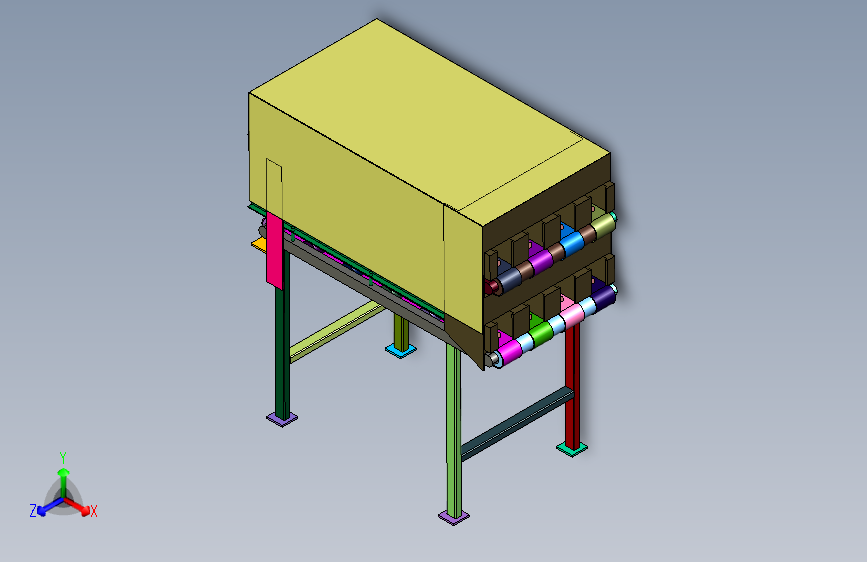 面包面团自动切块传送机