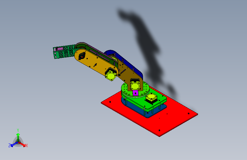 颜色识别码垛示教机器人