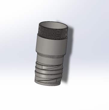 DN 100 BSP 用于软管的阳插入件