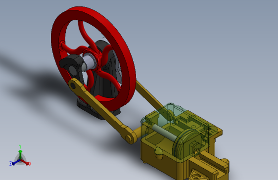 蒸汽机组件 _ SolidWorks设计