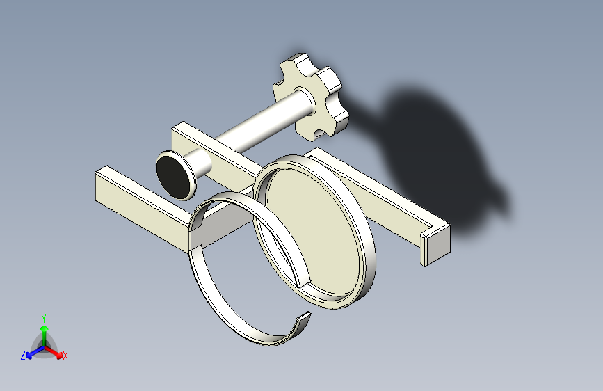 桌面夹杯架 — 通用设计