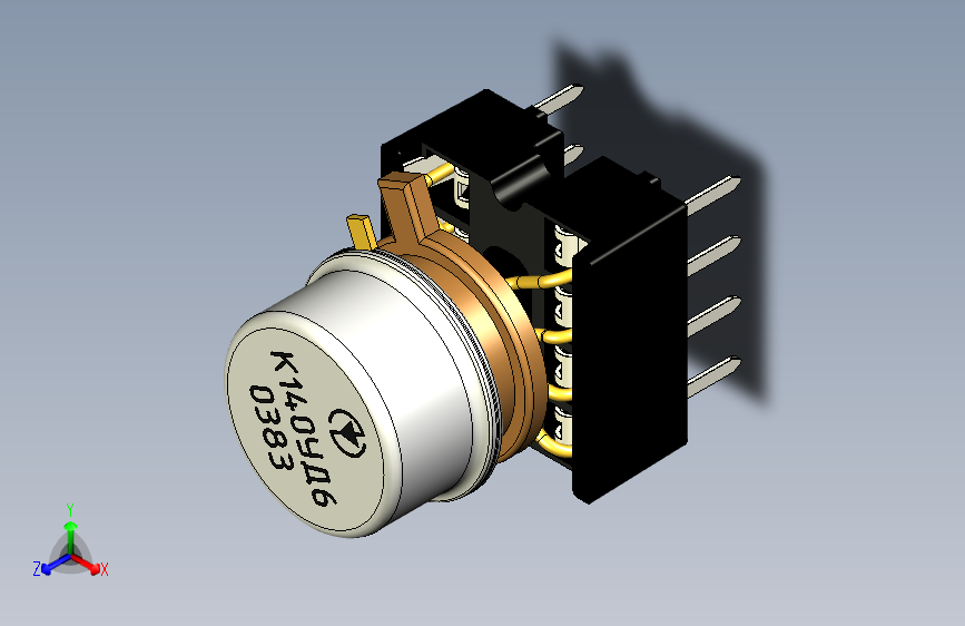 140UD6 到插座 DIP8 P2,54