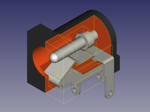 Arduino DC 2.1mm 线轴用于 KiCAD
