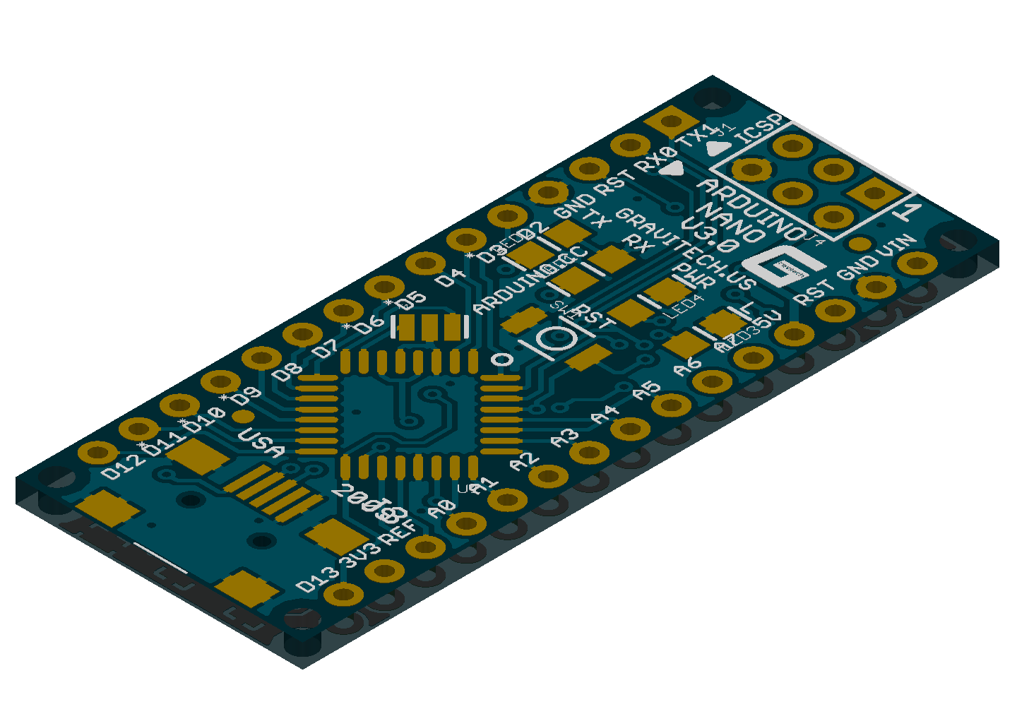 Arduino Nano 独立和带母头 PBS-15