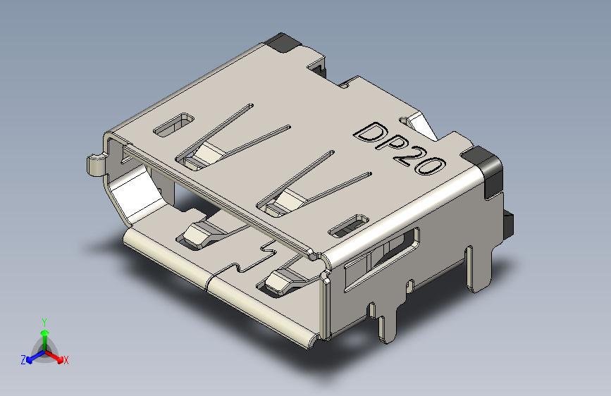 DisplayPort Type-A 20P (高精度)