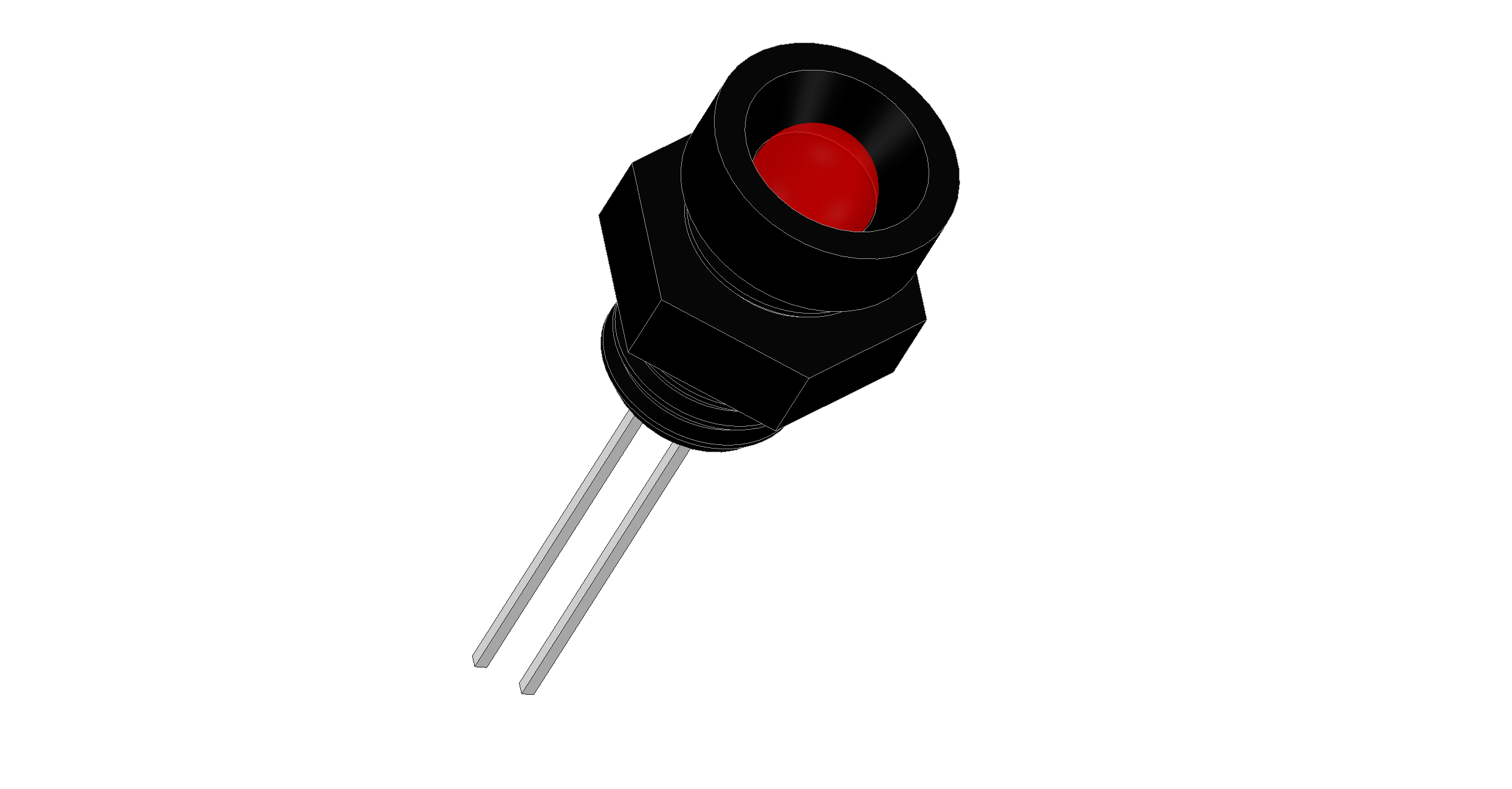 LED 5mm+座子