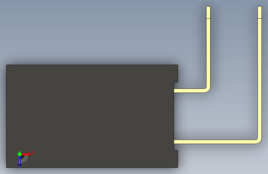 PIN 插座 (1) 俯视图