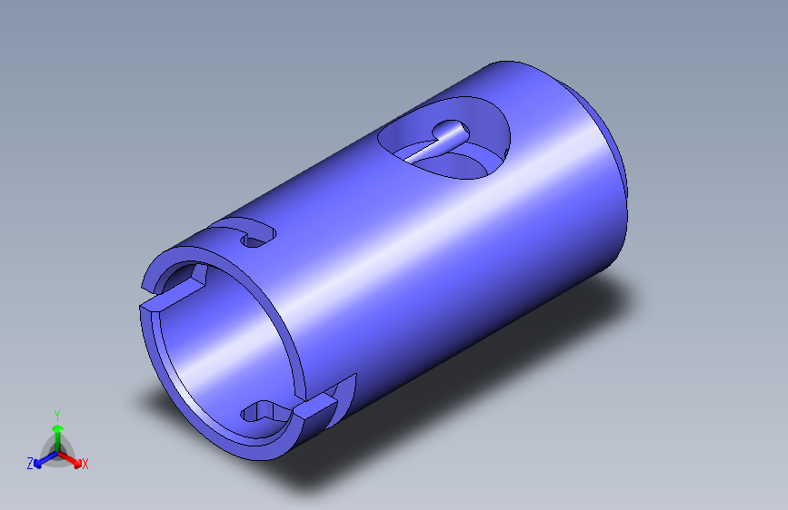 Studycadcam 3D CAD 练习 381_ 套筒_ Autodesk Inventor Pro