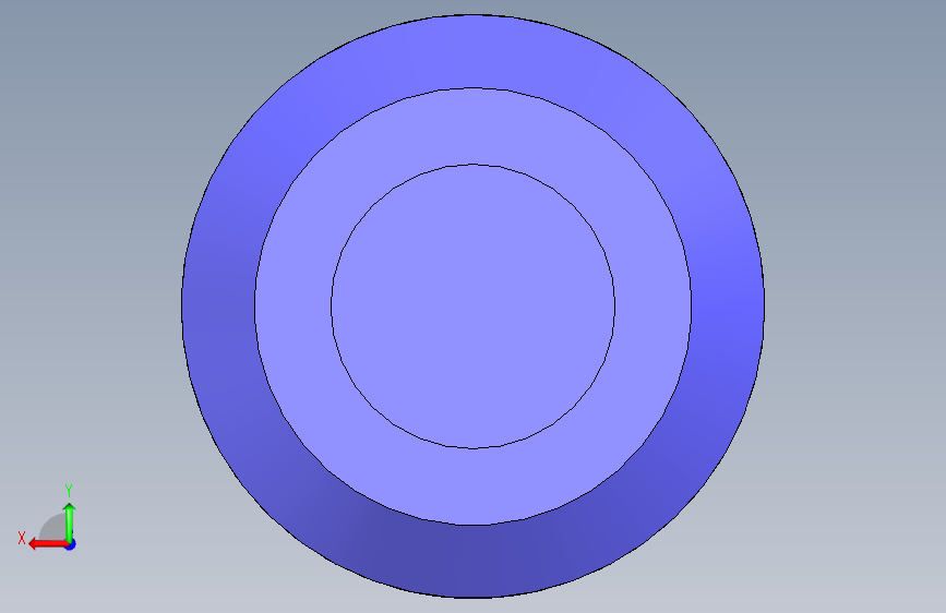 Studycadcam 3D CAD 练习 381_ 套筒_ Autodesk Inventor Pro 背面视图